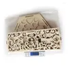 Party Supplies Wedding Card Box Herr och fru DIY Par Mesh Business Wood Birthday Decoration Decor