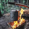 Camp Kitchen Fire-Maple Alti Ultralight Titanium Pot Camping Camping Outdoor Portable z Scale Supsable Drink Camp 900 ml 188G 240329