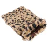 Roupas para cães moda luxo leopardo nivelado mantendo roupas quentes - tamanho XS