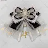 Bow Ties Orijinal lolita cosplay anime dansı Bowtie kadınlar yüksek son lüks broş set gömlek elbise yaka aksesuarları el yapımı yaka y240329