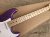 Guitarra China OEM Beboda Custom Shop st Electric Guitar Guitar Metal Purple.Envío gratis de guitarra de madera de aliso