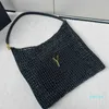 Stro hobo tas zomer designer strandtassen geweven schoudertassen onderarm hobos tas luxe draagtas handtas strandbakken lafite gras