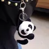 Kluczowe pierścienie zabawki kreskówka p urocza panda brelchain India uk bk bkeyring uchwyt łańcucha samochodów mężczyźni kobiety pamiątki prezent urodzinowy Chaveiro Drop Deli Dhc8d