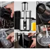 Rostfritt stål kommersiell fruktgrönsaksjuicer 220V Electric Juicer 1250W Liten Round Head Juicer