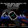 Ny hållbar militär smartur för Xiaomi Android iOS fteiness Titta på IP68 Vattentät 620 MAH Battery Bluetooth Men's Smartwatch