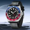 럭셔리 시계 RLX Clean 40mm 시계 검은 자동 컬러 바이오 세라믹 베젤 방수 사파이어 유리 3285 움직임 904L 모든 스테인리스 스틸 디자이너 기계식