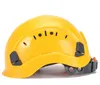 Cykelhjälmar ABS Säkerhetshjälm Konstruktionsklättring Steeplejack Worker Skyddande Hard Hat Cap Outdoor Workplace Supplies 240322 D OTFQS