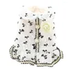 Vêtements pour chiens Jupe pour animaux de compagnie Belle mode Chiot Dentelle Texture douce Vêtements Belle robe pour la fête