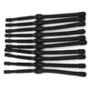 Tigelas 10x preto tubo de mangueira de combustível para motosserra chinesa 4500 5200 45cc 52cc 58cc MT-9999 mangueiras de plástico tubos ferramenta parte