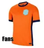 Memphis 2025 Holandia 24 25 Holland Club Jersey Jong Virgil Dumfries Bergvijn koszulka 2024 Klaassen Blind de Ligt Wersja Men Kit Kit Football Shirt