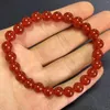 Bracelet femme brin cornaline rouge pierre de guérison Bracelets 8''