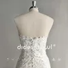 Robes sexy urbaines DIDEYTTAWL Image réelle sans bretelles en dentelle appliquée robe de mariée sirène chérie sans manches robe de mariée dos nu yq240329