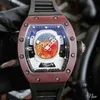 herenhorloge designer uurwerk automatisch luxe Wijnvat vrijetijdsbesteding rm52-05 fi