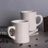 Muggar Solid Color Cup Creative Ceramic Mug Sweet Coffee Nordic Home Decor Handmade Art Milk Tea Drinkware Juice