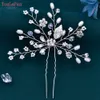 Topqueen HP103 Bruid Haar sieraden Wedding Tiara Wedding Clips Wedding Headwear Bridal Hair Pins Hair Accessies L4XK#