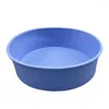 Moules de cuisson rond silicone gâteau moule plateau pour pâtisserie chocolat dessert bricolage moule outils cuisine couleur aléatoire