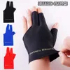 Ny 1 PC Nylon Biljard Cue Glove Pool Left Hand Open Three Finger Accessory för unisex kvinnor och män