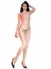 Sexig LG Sleeve Bodyc Dres för Women Night Club Party Allure Sheer Transparent Exotic O Neck Pencil Dr Tights Lift Butt I5SZ#