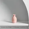 Vasi Vaso semplice rotondo stabile liscio e traslucido tenuto in mano confortevole ornamenti domestici vaso da fiori per interni in ceramica