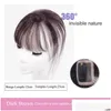 Bangs Clip In Real Human Hair 3D Fringe Extensions Fl Tied With Temples On Hairpieces For Women293C9744876 Drop Delivery Products Othxv