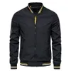 Jaqueta masculina de couro sintético moda outono para homens cor sólida casual jaqueta masculina de beisebol roupas novas em agasalhos chaquetas jaquetas bomber masculinas 240330