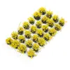 装飾的な花の花のクラスターモデルはシミュレーションクラスター砂のテーブル黄色の装飾品樹脂人工