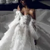 Urban Sexy Dresses Uzn Elegant Ball Gown Lace Appliques Modern Wedding Sweetheart Off Shoulder Puffy Sleeves Brial Bestidos de Novia YQ240329