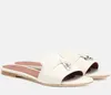 Designer lady's sandal slipper LP Summer Charms walk suede sandals slide sandalies mules flats outdoor flip flop slip on open toe cool shoes wpman style 35-42box