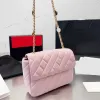 Złoty monety designerskie torba kwadratowa Małe torby krzyżowe klasyczne mini torba na ramię w torebka crossbody