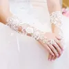 1 paire de gants blancs Lg dentelle florale mariée fête de mariage soirée Dr Fingerl gants accessoires de mariée f5Z2 #