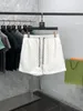 2024 Designer Puff Cotton Shorts Män Kvinnor Kort byxa Fashionwear Pants Mens Mens Holiday Beach Shorts Multicolor Sweatpants kläder