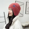 Berets Women Candy Colors Winter Hat With Earflap Fashion Soft Faux Fur Knitted Kpop Style Beanie Hats Female Streetwear Cap