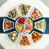 Teller Geschirr Teller Set Kombination Runde Kreis Tablett Obst Sara Gerichte Für Mittag- Und Abendessen Kunststoff Geschirr