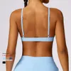 Lu Align Stars Tanks INS Mermaid Curve Favorite Fitness Bra Thread Quick Drying Yoga Bra Deep V Neckline Gym Top Clothing Adjustable Shoulder Lemon Sports 2024