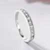 Cluster Ringe JLY Feine Europäische Hohlblumen Zirkon S925 Sterling Silber Ring Für Frauen Geburtstag Party Hochzeit Geschenk Schmuck