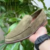 Casual Shoes JAWAKYE 2024 Flat Loafers Cow Suede Women Summer Slip On For Causal Flats Walking Out Mules Dress Mujer