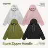 Sweats à capuche pour hommes Sweatshirts INFLATION Rose Double fermeture éclair veste à capuche unisexe 2023 mode et confortable Super Dalian sweat à capuche hommes JacketL2403