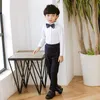 Barn Cott Japanese Korean School Uniforms Girls Boys White Shirts Navy Blue Kirt Pants Kindergarten Kläder Set Outfit F0ie#