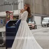 Эшли Кэрол Элегантные свадебные платья для женщин 2024 Нежные бусы Кружева FRS овальный вырез Свадебное платье Vestidos De Novia F2Vs #