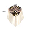 Broches schoudertassen epaulet ketting klinknagels diy kleding decor mannen dames bord badge broche zakelijke pak accessoires