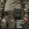 Сумки Molle IFAK Подсумок первой помощи, Тактическая медицинская сумка для травм MED EMT Поясная сумка Небольшой портативный универсальный аварийный набор для выживания