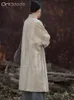 Origoods Tie Dye femmes manteau rembourré hiver lâche Lg épais chaud manteau matelassé style national chinois Kimo Zen Parka 2024 B197 25uz #