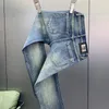 Nouveaux jeans pour hommes pantalons pour hommes droits et minces élastiques de marque Fi doux et confortables W Designer décontracté tous les pantalons en denim bleu J8Eq #