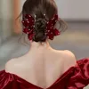 Bridal Headbands Wedding Hair Acries Kobiety z włosami zaręczyny HEDPACE MODY SPADŁOWE WŁOSKIE Romantyczne biżuterii F9df#