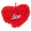 Pillow Valentine Gifts Love Heart Red Pillows Commemorate Throw Shape Pillowcase