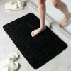 Autres tapis d'organisation de ménage épaissir rebond salle de bain tapis de bain mousse à mémoire de forme tapis de toilette antidérapant baignoire lavabo lavabo plancher Otsmc