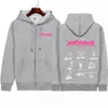 Estrella de rock 2024 Hot Stray Kids Cremallera con capucha StrayKids Sudaderas con capucha Sudaderas de moda Invierno Tallas grandes Mujer cálida Chaqueta con cremallera Abrigos y5v4 #