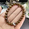 Strand 7.8MM Natural Tsavorite Bracelet Round Beads Jewelry Women Men Healing LoversGift 1pcs