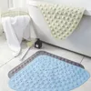 Tapetes de banho Banheiro Capachos Setor Ventosa PVC Tapete El e Home Não-Slip Massagem Pé Estilo Moderno Tapete Mão Lavável Tapete