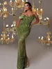 Exquisite Prom Dres voor vrouwen 2024 SHEED MERMAID VOOR FORMALE PARTY kant met kralen Vloer Lengte Vestidos de Gala K8OH#